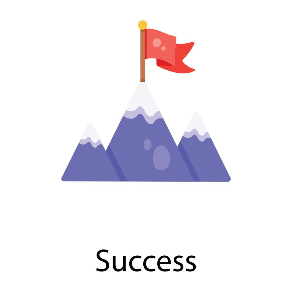 Trendy Success Concepts vector