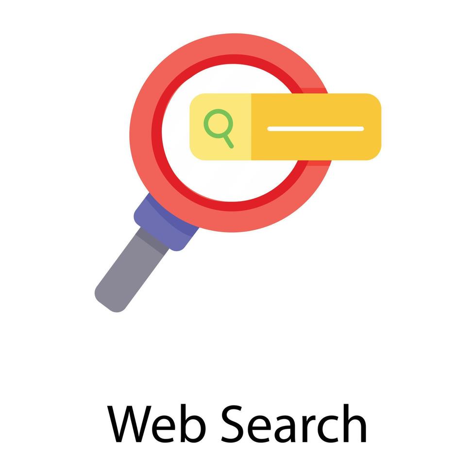 Trendy Web Search vector