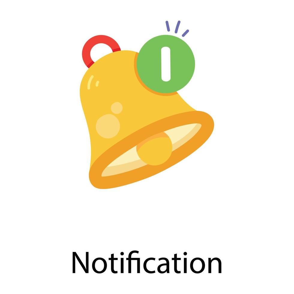 Trendy Notification Concepts vector