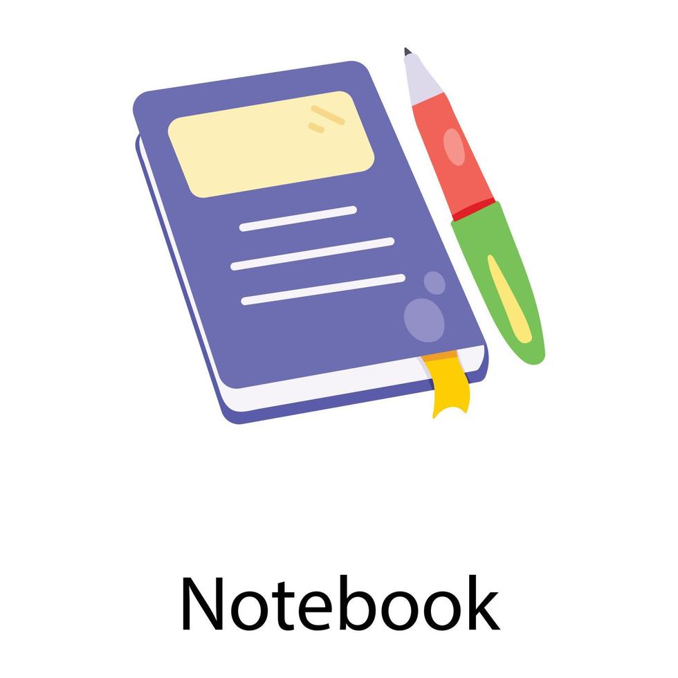 Trendy Notebook Concepts vector