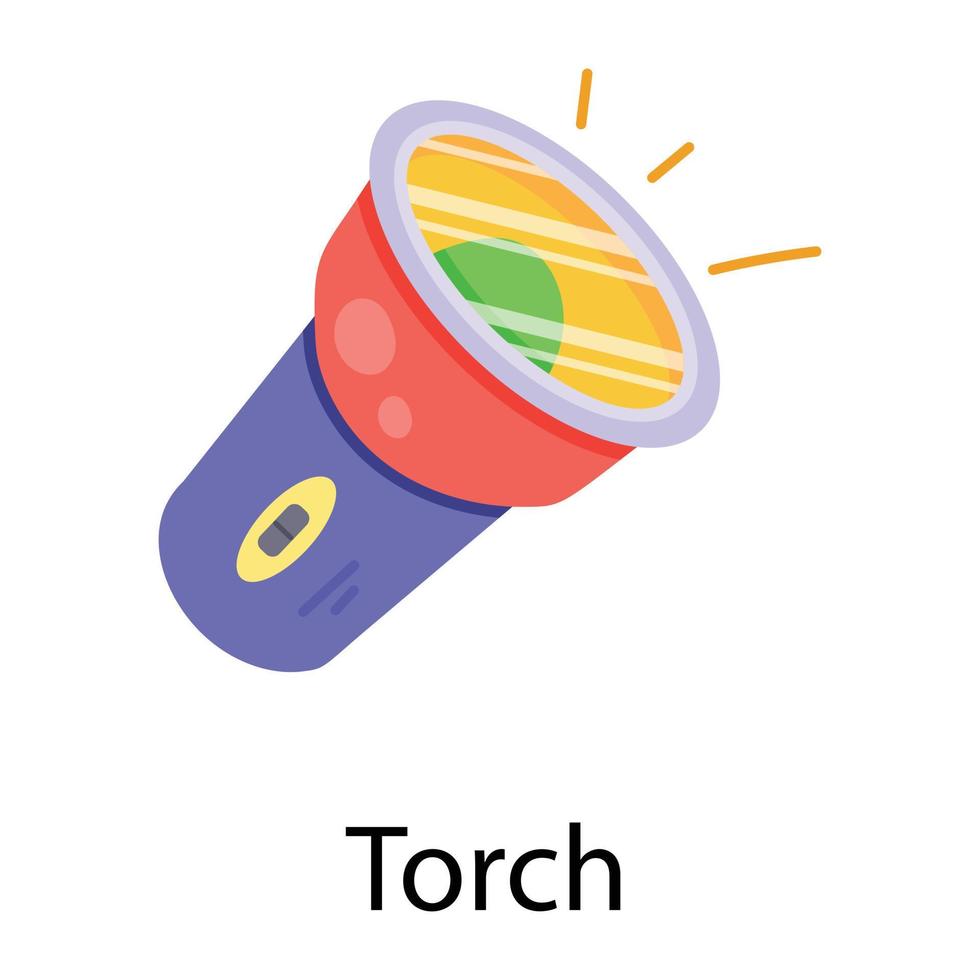 Trendy Torch Concepts vector