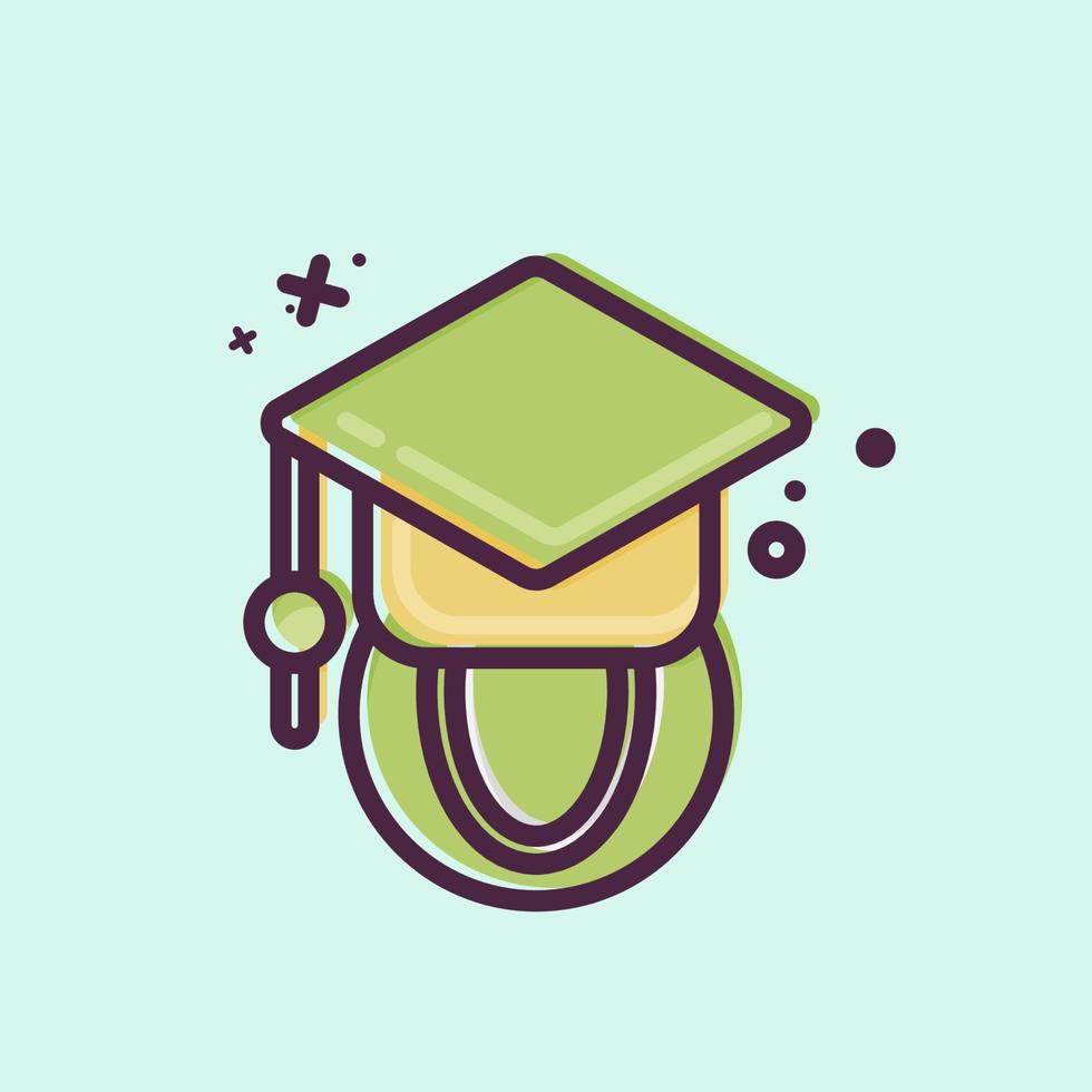 Icon Global Education. related to Education symbol. MBE style. simple design editable. simple illustration vector