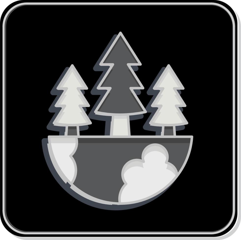 Icon Earth Environment. related to Environment symbol. Glossy Style. simple illustration. conservation. earth. clean vector