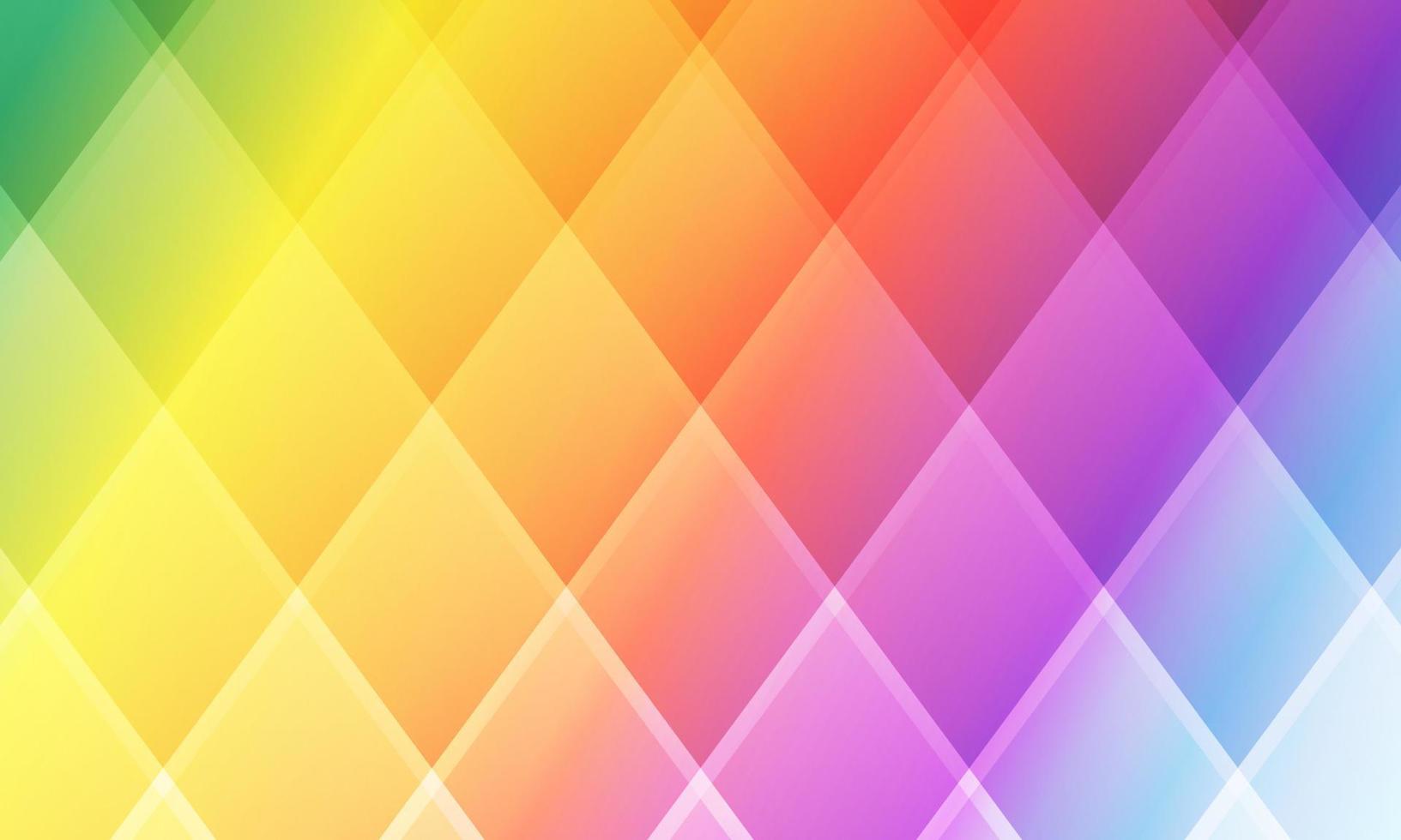 illustration cute rainbow gradient on background vector