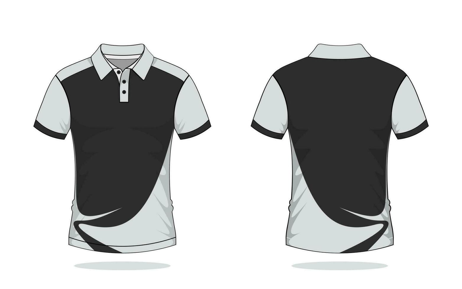 Tshirt polo template vector