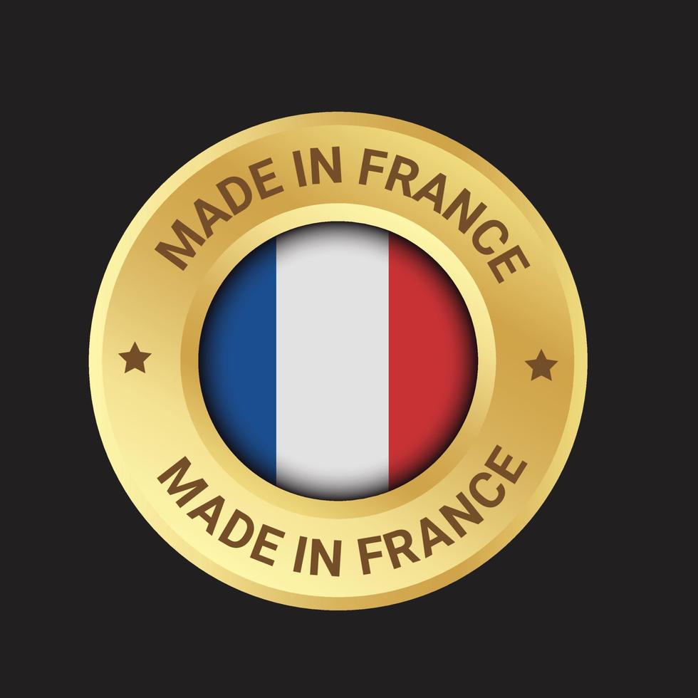 made in france vector logo design trusts badge design made by france label design