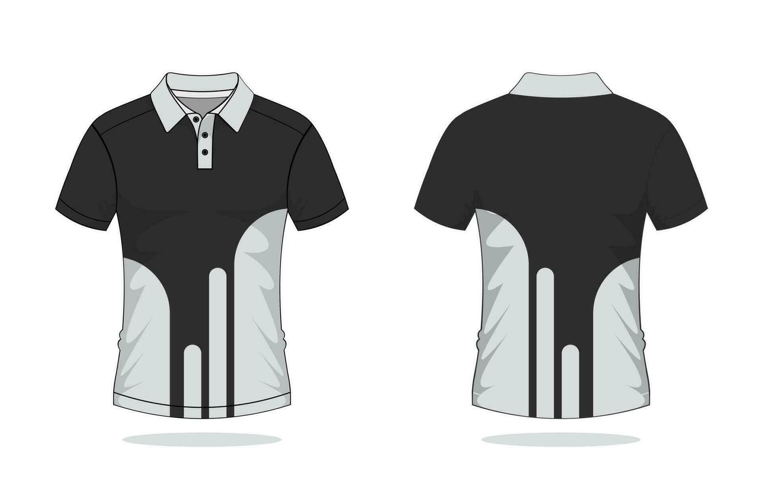 Tshirt polo template vector