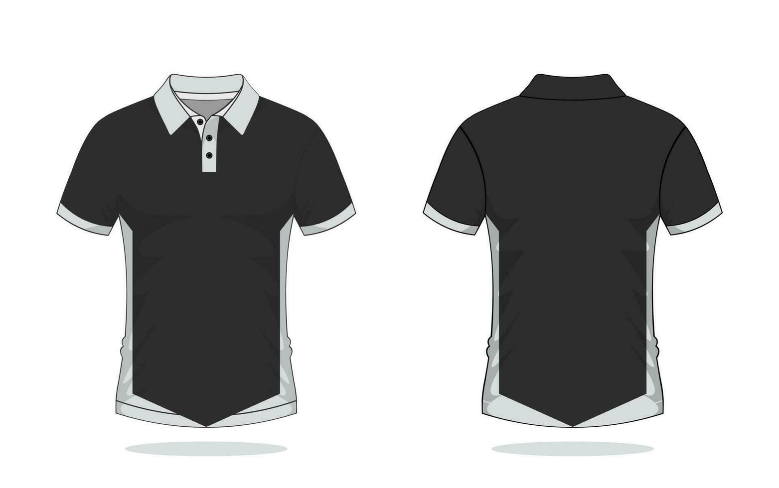 Tshirt polo template vector