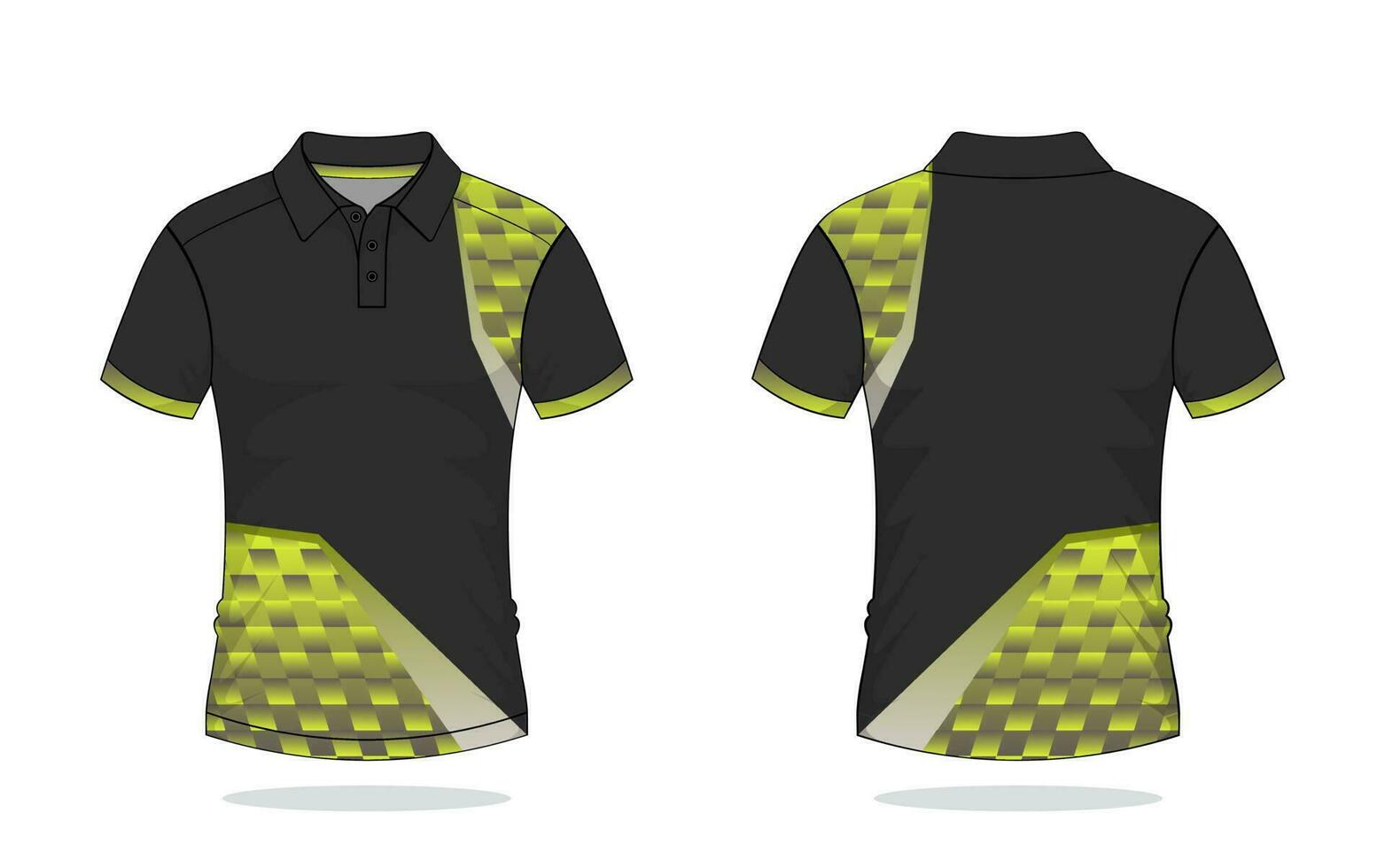 Tshirt polo template vector