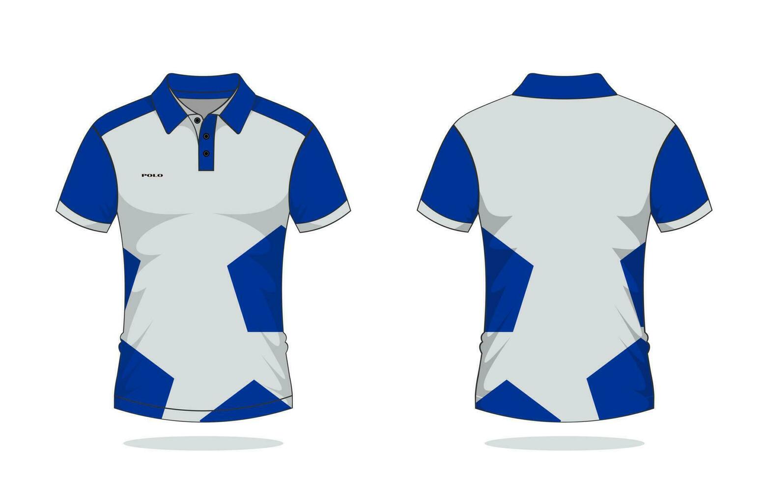 Tshirt polo template vector