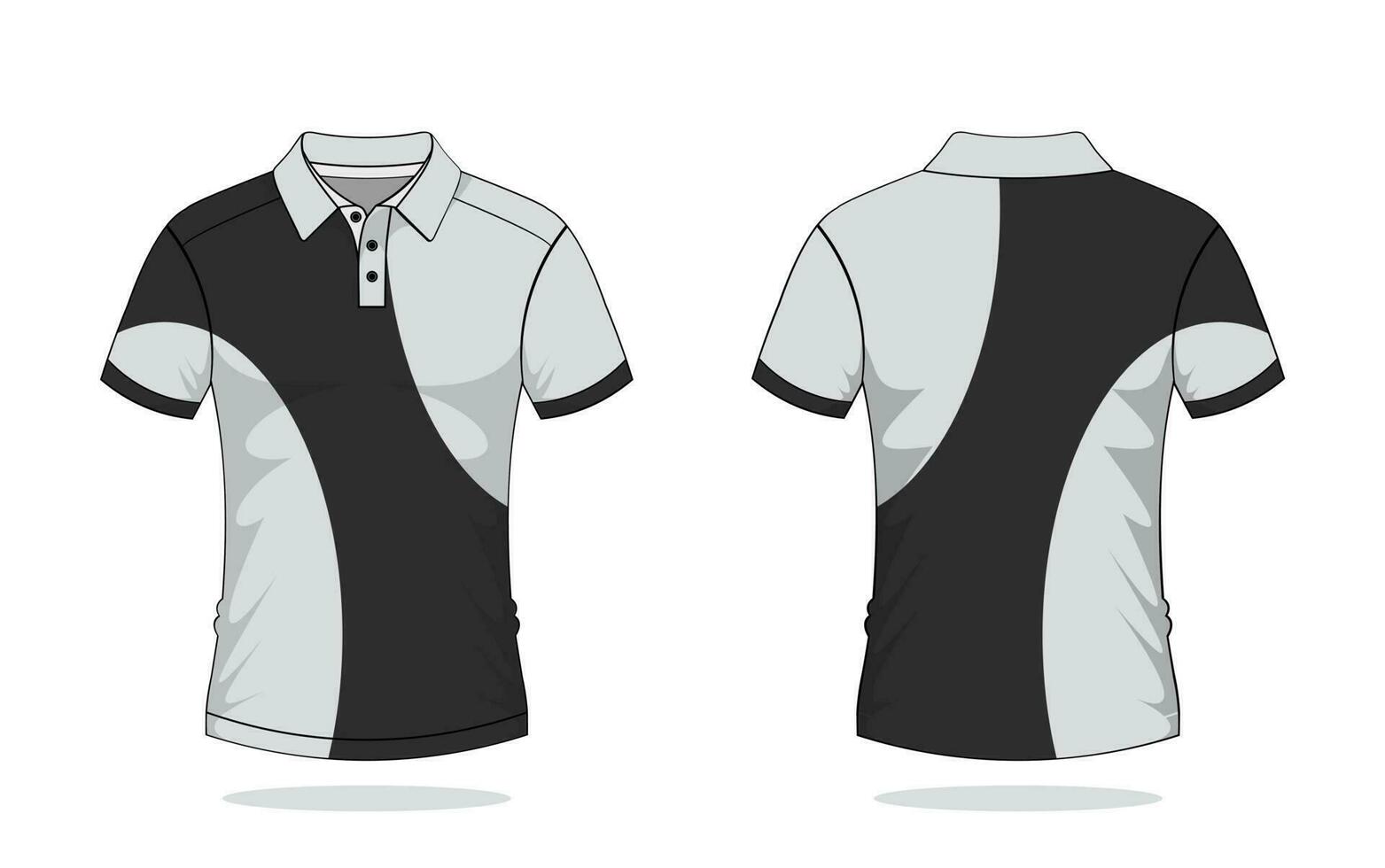 Tshirt polo template vector