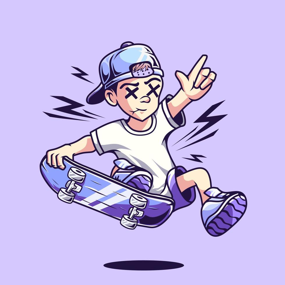 Illustration vector graphic of Skaters, Perfect for icon, logo, mascot and screen printing.