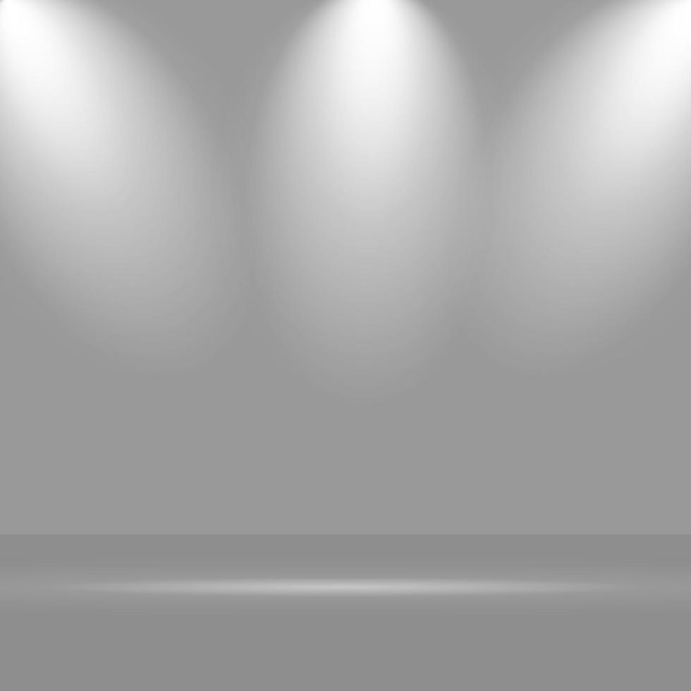 vector realistic studio lights empty background design