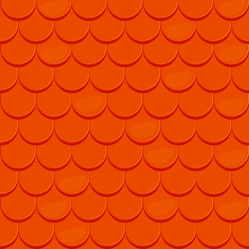 Roof tile seamless pattern, roofing background vector
