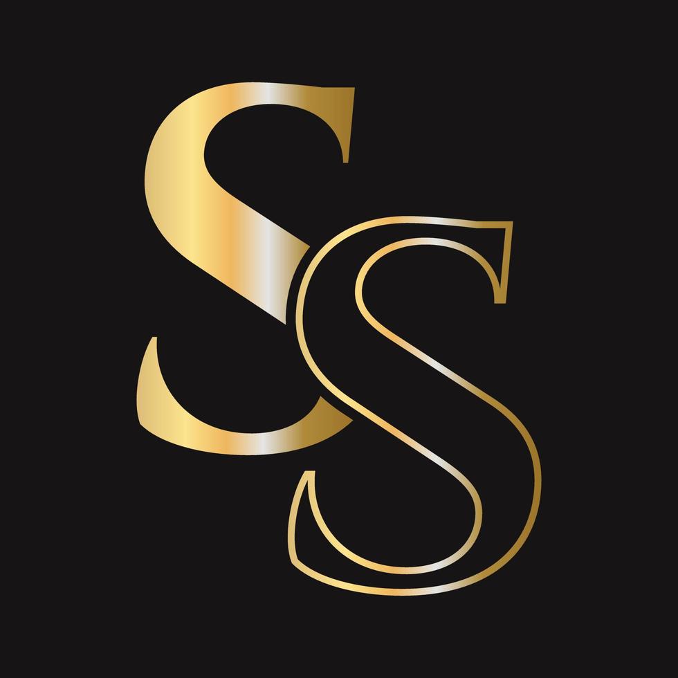 Monogram SS Logo Design. SS Logotype vector