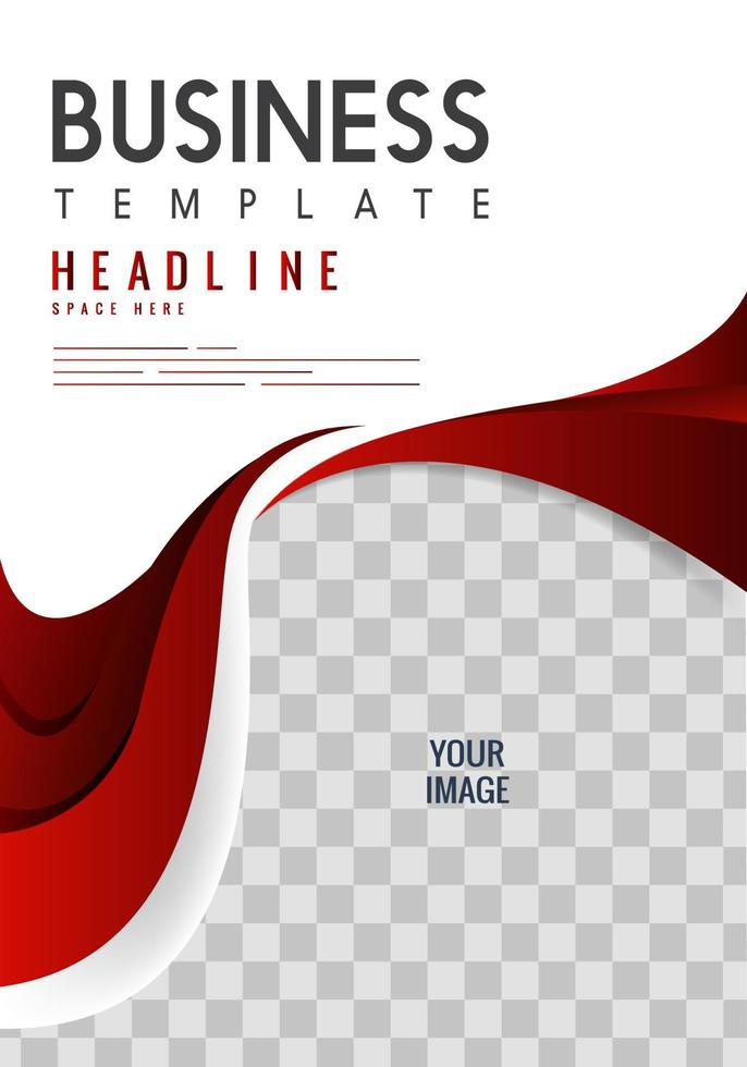 Vector Bussiness template, brochure, flyer, magazine cover and poster template. A4