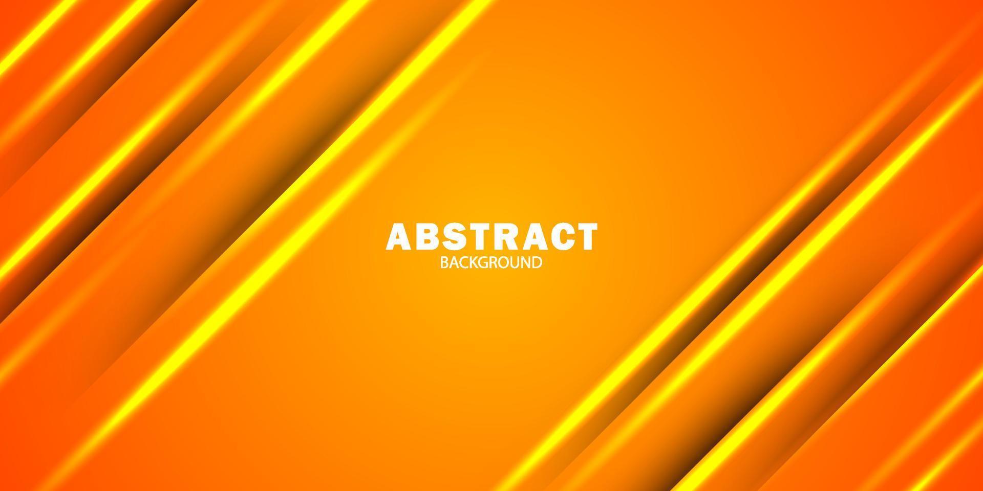 Modern abstract orange background with yellow light and shadows. Eps10 vector illustration