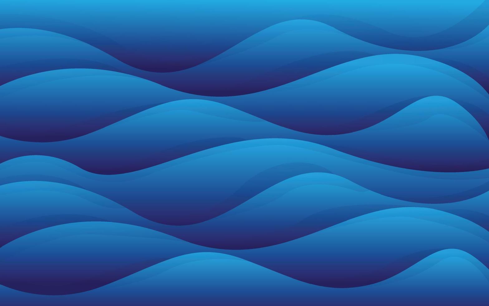 Modern blue wave line background design. Abstract blue light wave line web template. vector