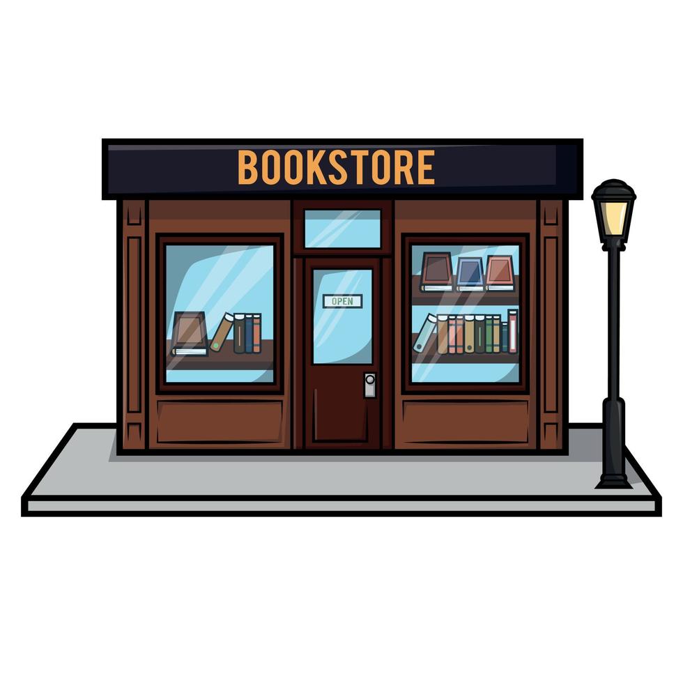 Book Store Building Illustration vector