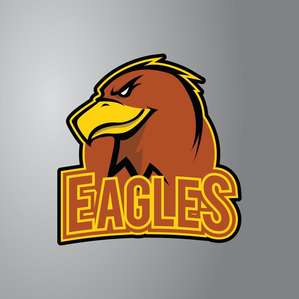 Eagle Illustration Design Badge vector