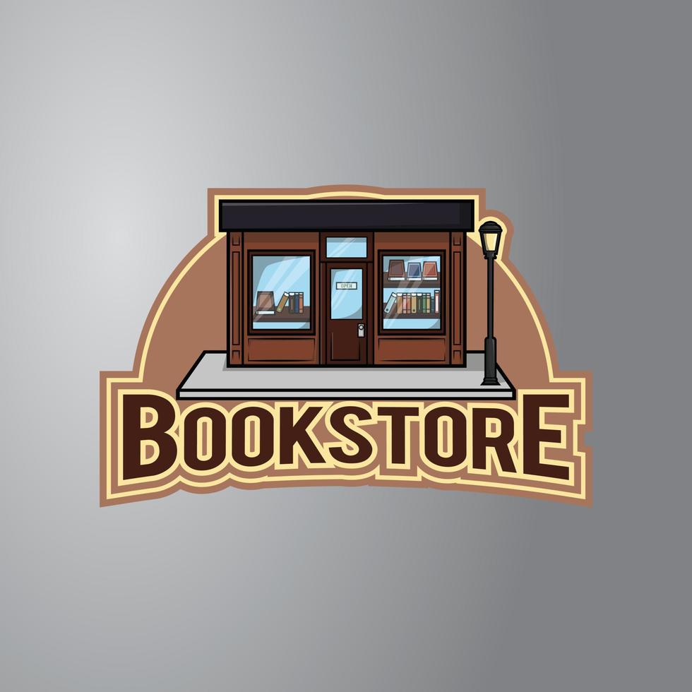 Bookstore Building Illustration vector