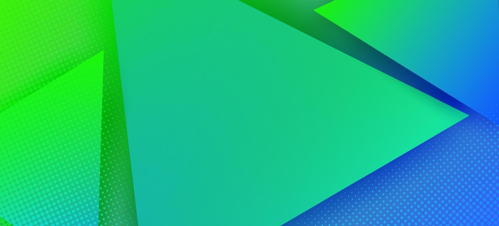 Abstract. Green-blue geometric shape background. light and shadow. vector. vector