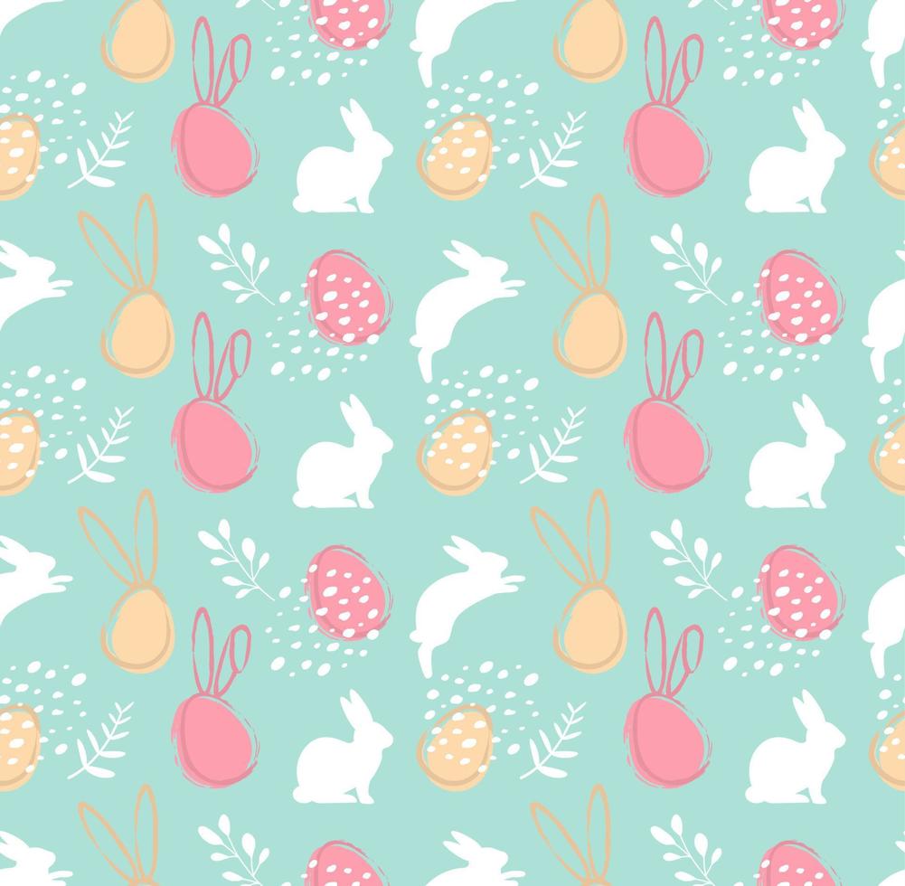 Happy easter day. Easter egg pattern seamless background. Vector. vector