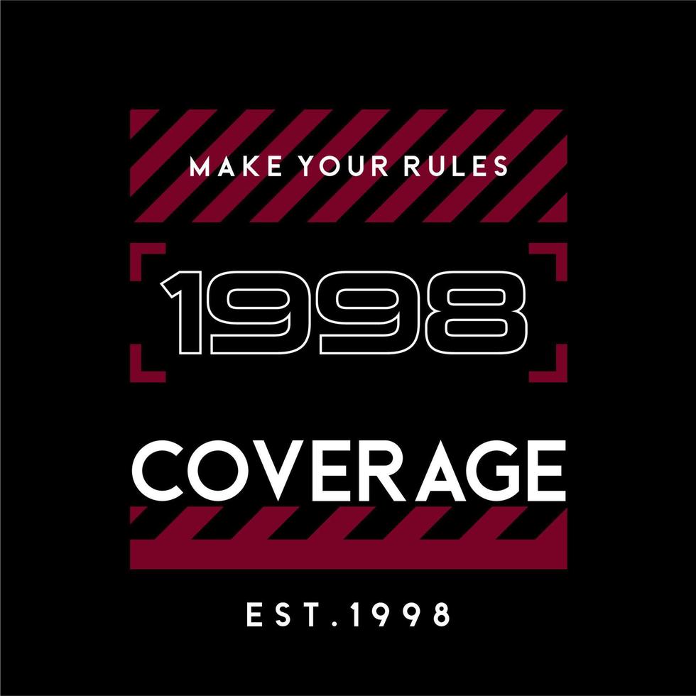 make your rules vector typography for t-shirt. perfect for simple style