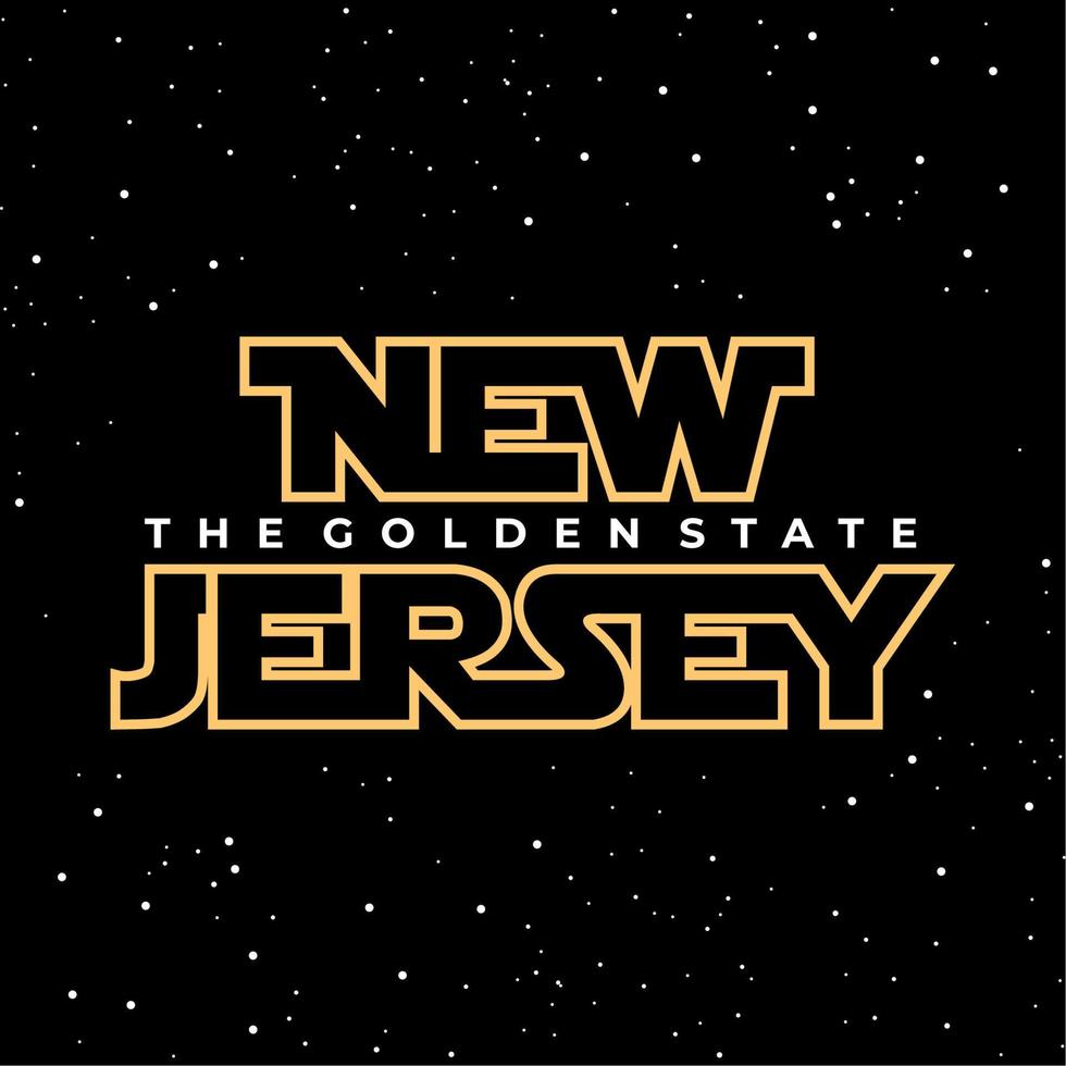 new jersey vector typography for t-shirt. perfect for simple style