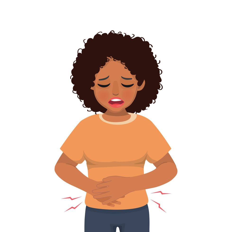 Young African Woman Suffering From Stomachache Diarrhea Indigestion young-african-woman-suffering-from-stomachache-diarrhea-indigestion