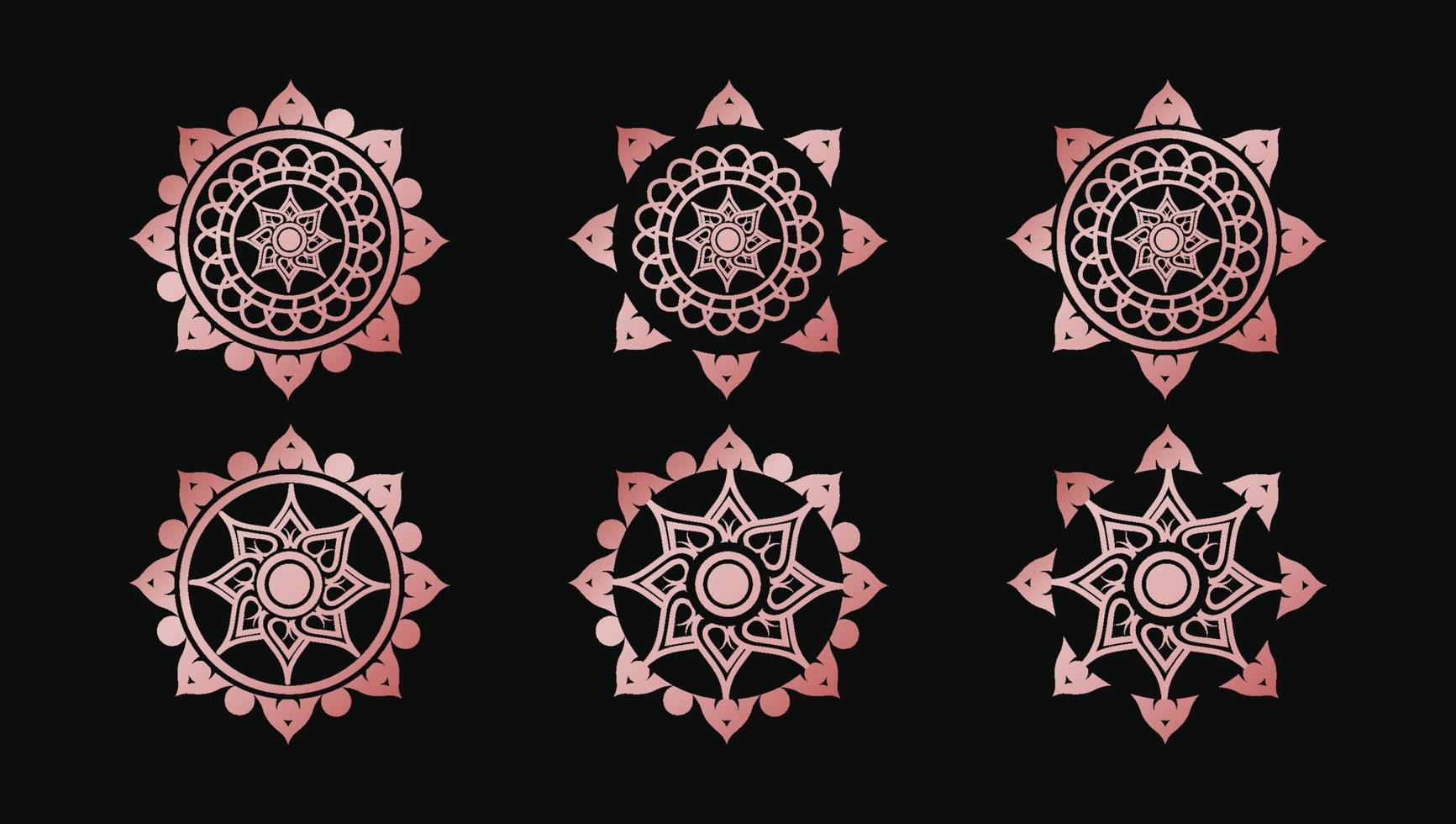 Graphic Designers Dream Elegant Islamic Mandala Patterns vector