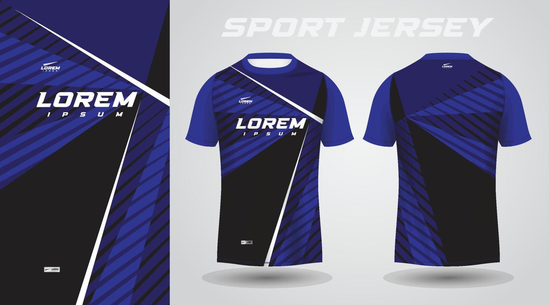 black blue shirt sport jersey design 19484138 Vector Art at Vecteezy