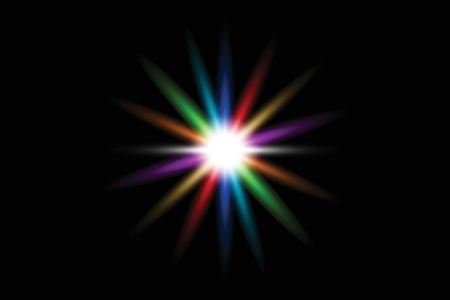 Vector colorful lens flare light effects eps free