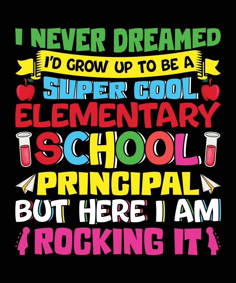 Happy 100 days of school for elementary kids, kindergarten vector