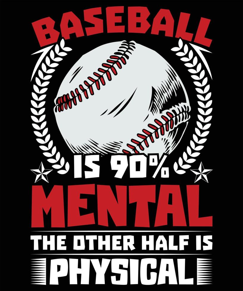 Baseball retro vintage typography Graphic Vector Tshirt Illustration