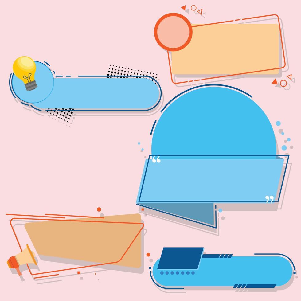 The creative geometric and shape design of sale and promotion banners, prices, placards, posters, sticker labels, and advertising for business and sign deal exceptional marketing vector