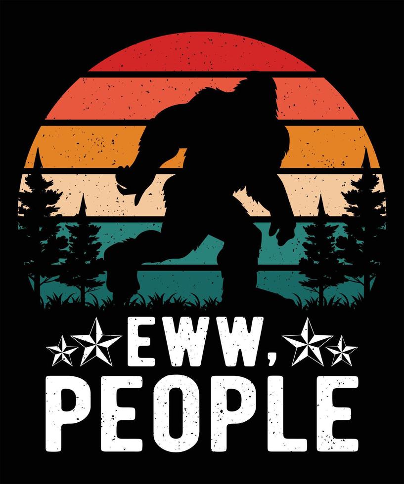 Eww, People 2 Graphic Vector Tshirt Illustration