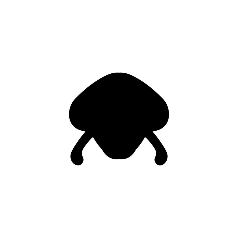 Alien ship icon. Simple style space science poster background symbol. brand logo design element. Alien ship t-shirt printing. Vector for sticker.