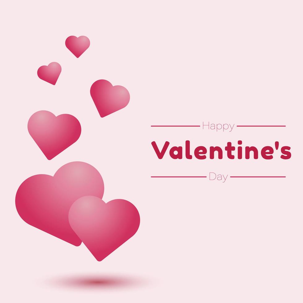 The art of passion design and decoration element, shape, banner, and template symbolizes valentine's celebration of love and romance and a happy holiday on valentines day. vector