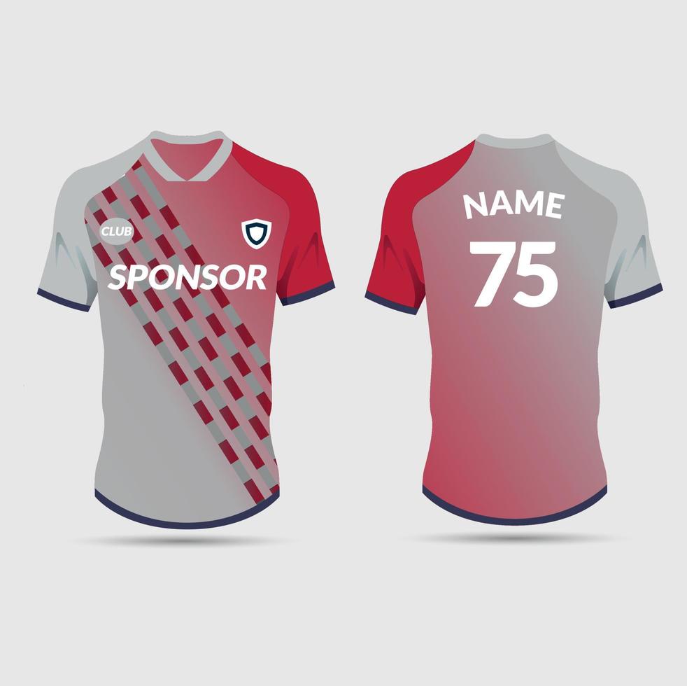 Football jersey design template. corporate design, soccer club uniform Football jersey design template. corporate design, soccer club uniform