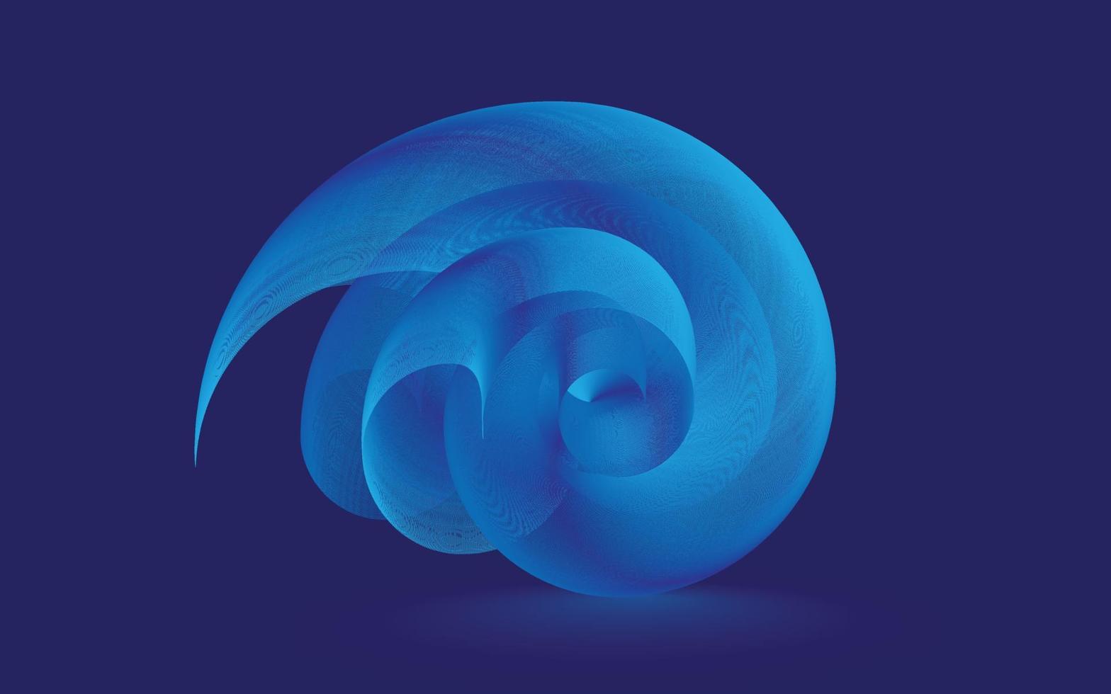 diseño de fondo de línea de onda azul moderno. plantilla web de línea de onda de luz azul abstracta vector