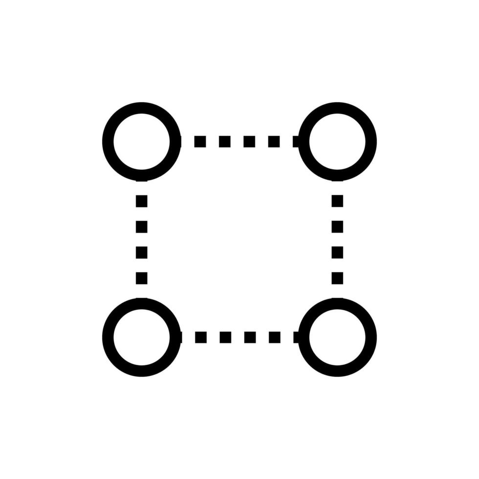 Connections icon line isolated on white background. Black flat thin icon on modern outline style. Linear symbol and editable stroke. Simple and pixel perfect stroke vector illustration