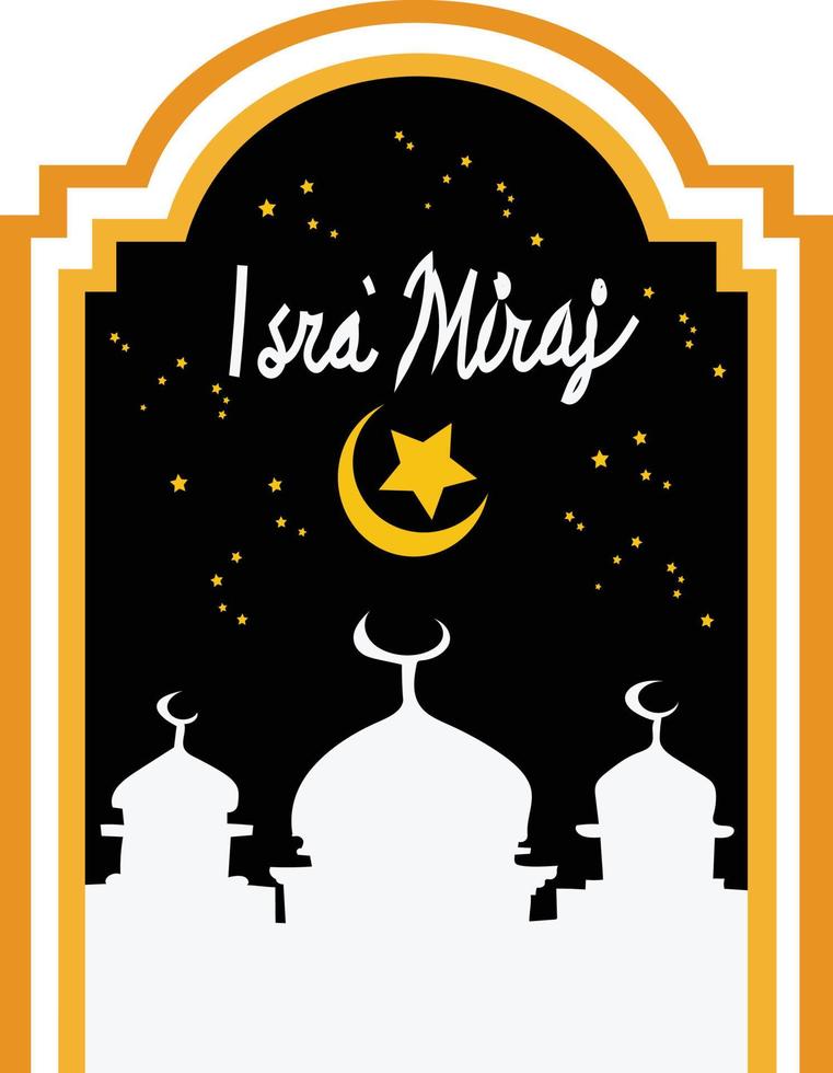 Isra Isra Miraj vector