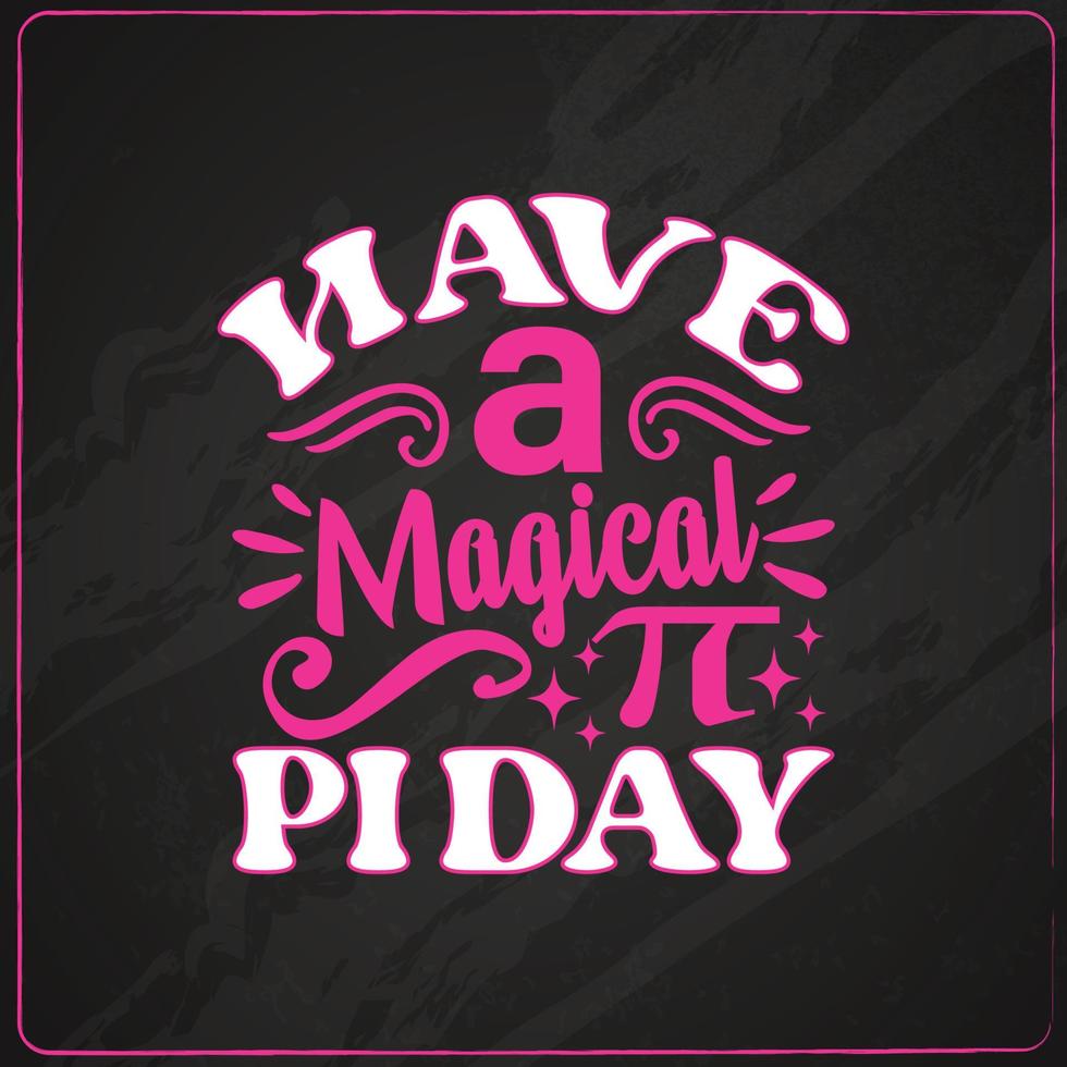 Pi Day T-Shirt Design vector