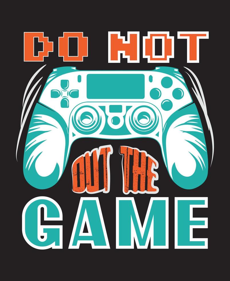 Game t shirt template design. vector