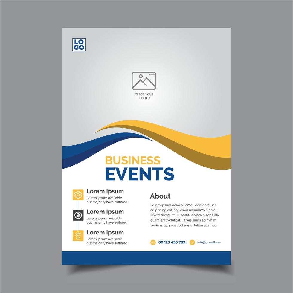 marketing business flyer 19485270 Vector Art at Vecteezy