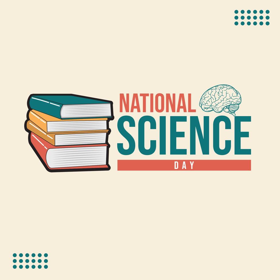 national science day vector illustration. 28 February