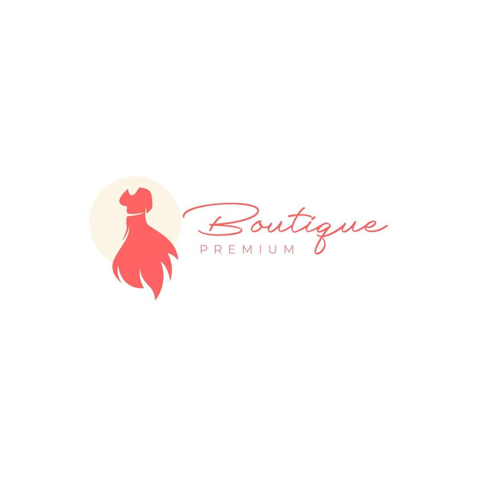 logo vestido mujer ropa moda belleza boutique diseño para marcas tiendas de  ropa 17777056 Vector en Vecteezy