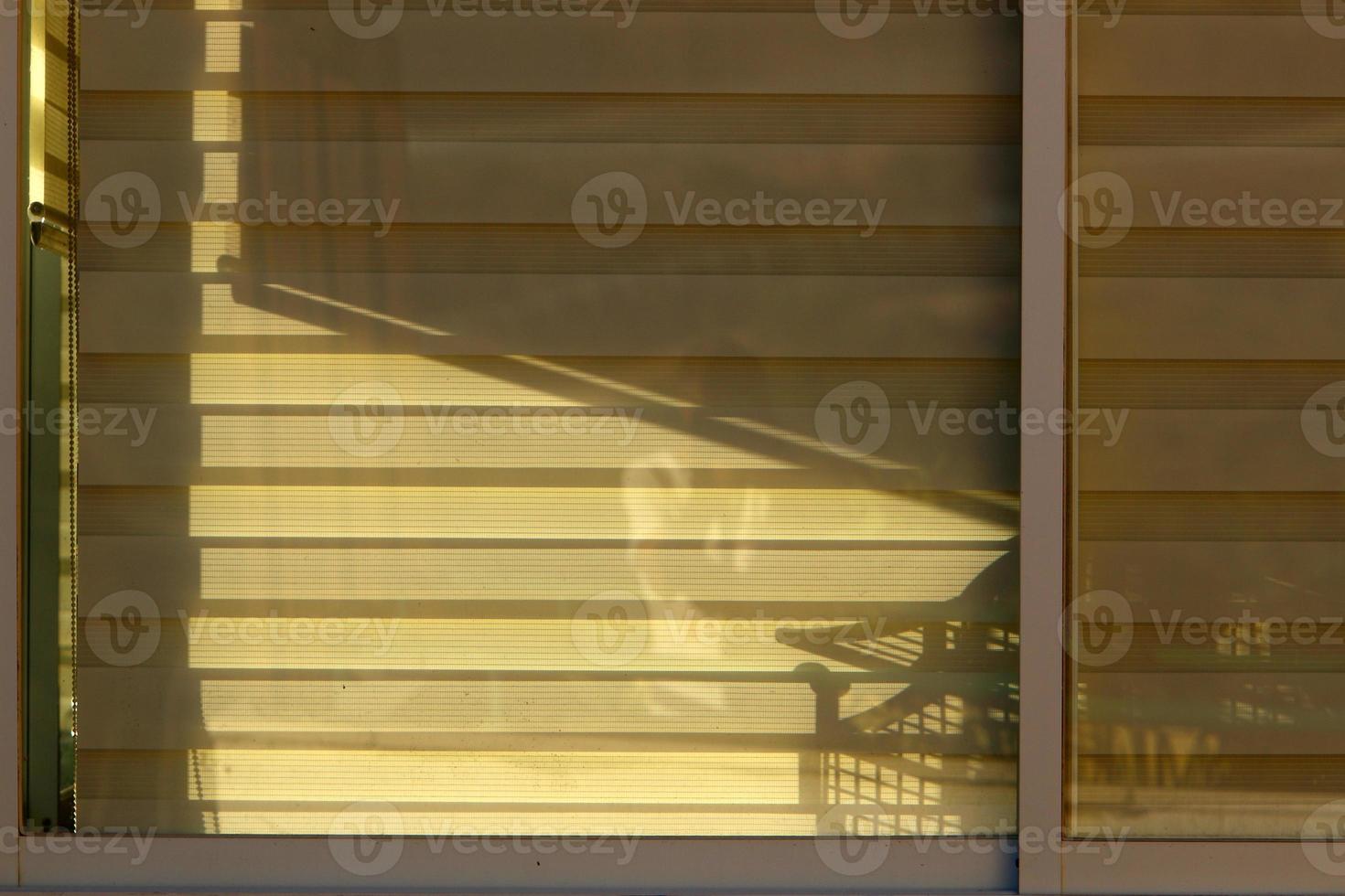 True sunlight and artificial lighting. Abstract photo of light and dark.