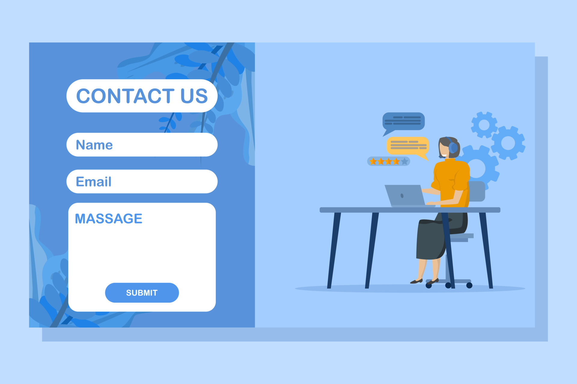 contact-us-form-template-for-web-and-landing-pages-female-customer